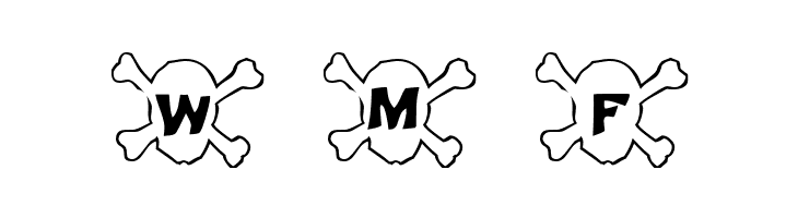 101! Skull &BoneZ  Free Fonts Download