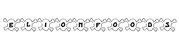 101! Skull &BoneZ  Free Fonts Download