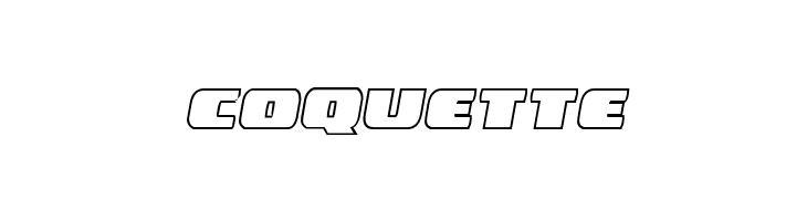 Police Cruiser Outline Italic  Free Fonts Download