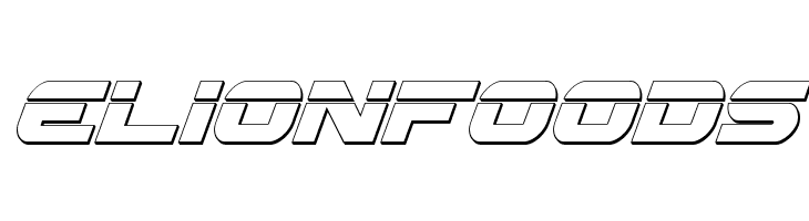 Gemina Laser 3D Italic  Free Fonts Download