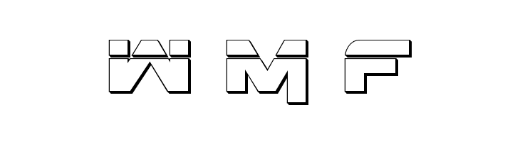 Gemina Laser 3D  Free Fonts Download