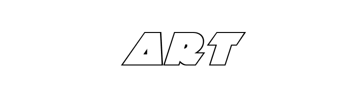 Jedi Special Forces Outline Italic  Free Fonts Download