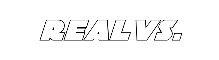 Jedi Special Forces Outline Italic  Free Fonts Download