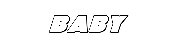 Jedi Special Forces 3D Italic  Free Fonts Download