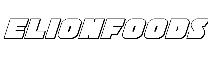 Jedi Special Forces 3D Italic  Free Fonts Download