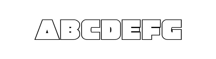 Jedi Special Forces Outline Regular  Free Fonts Download