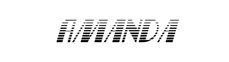 Nathan Brazil Gradient Italic  Free Fonts Download