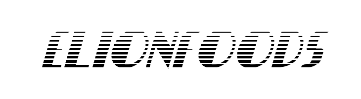 Nathan Brazil Gradient Italic  Free Fonts Download