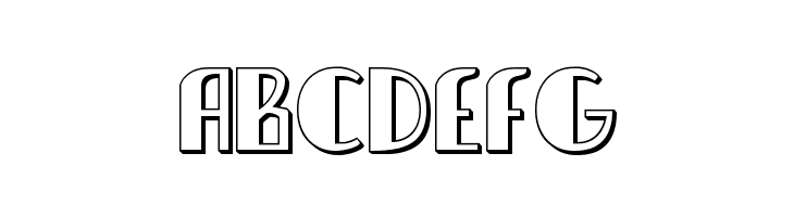 Nathan Brazil 3D Regular  Free Fonts Download