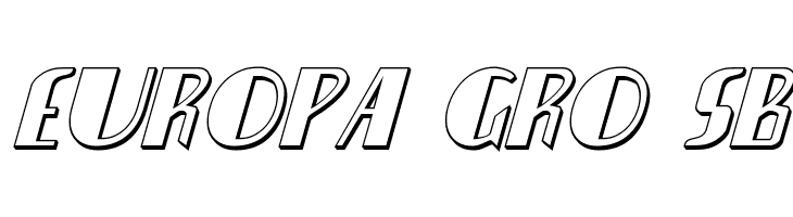 Nathan Brazil 3D Italic  Free Fonts Download