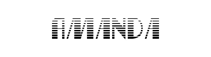 Nathan Brazil Gradient Regular  Free Fonts Download