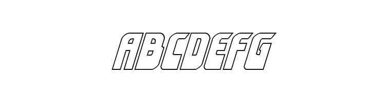 Eldebaran Outline Italic  Free Fonts Download