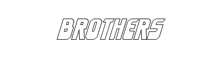 Eldebaran Outline Italic  Free Fonts Download