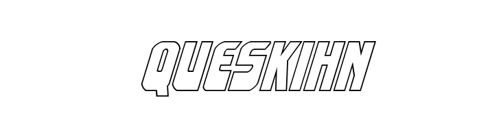 Eldebaran Outline Italic  Free Fonts Download