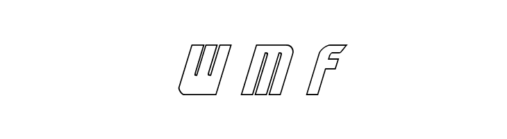 Eldebaran Outline Italic  Free Fonts Download