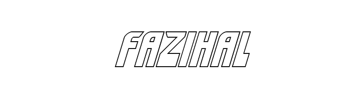 Eldebaran Outline Italic  Free Fonts Download