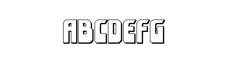 Eldebaran 3D Regular  Free Fonts Download