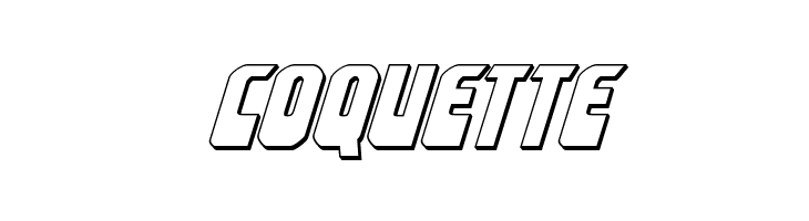 Eldebaran 3D Italic  Free Fonts Download