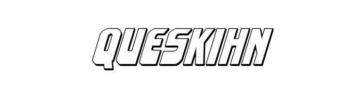 Eldebaran 3D Italic  Free Fonts Download