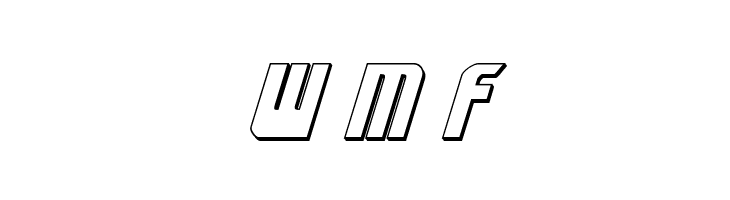 Eldebaran 3D Italic  Free Fonts Download