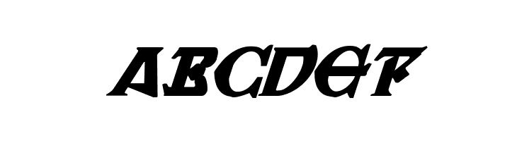 War Priest Italic  Free Fonts Download