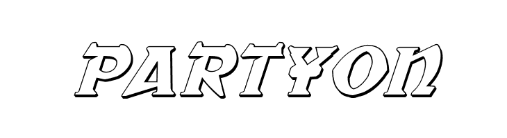 War Priest 3D Italic  Free Fonts Download