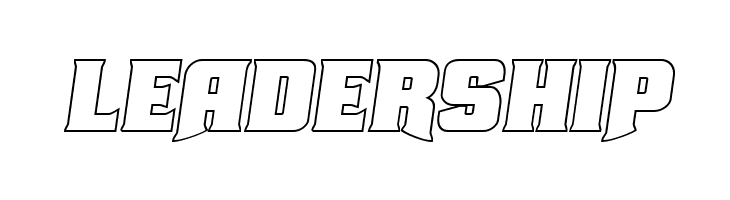 Union Gray Outline Semi-Italic  Free Fonts Download