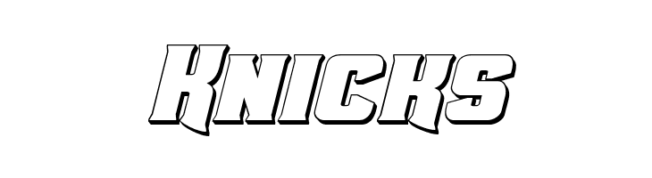 Union Gray 3D Italic  Free Fonts Download