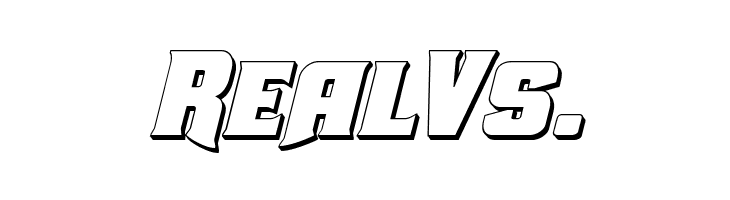 Union Gray 3D Italic  Free Fonts Download