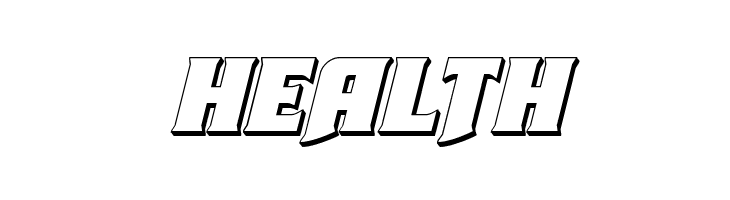 Union Gray 3D Italic  Free Fonts Download