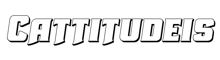 Union Gray 3D Semi-Italic  Free Fonts Download