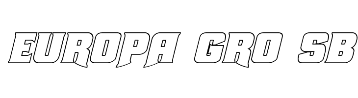 Union Gray Outline Italic  Free Fonts Download
