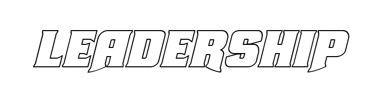 Union Gray Outline Italic  Free Fonts Download