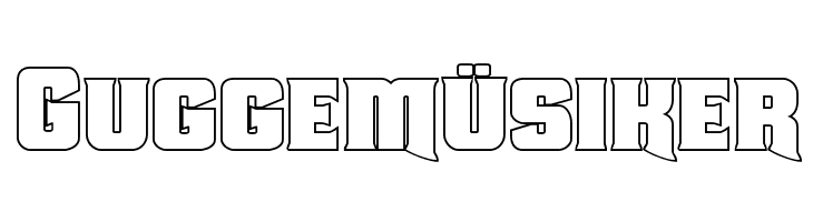 Union Gray Outline  Free Fonts Download