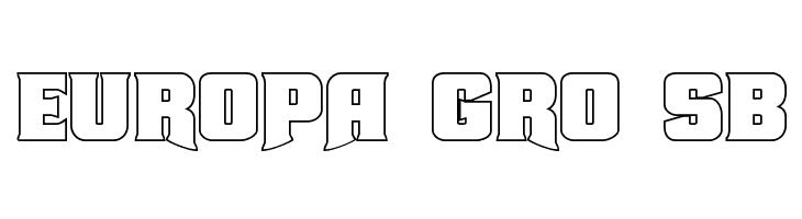Union Gray Outline  Free Fonts Download