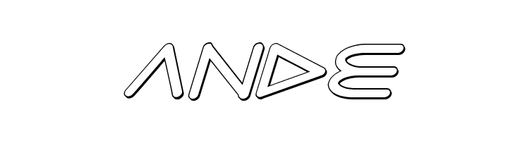 8th Element 3D Italic  Free Fonts Download