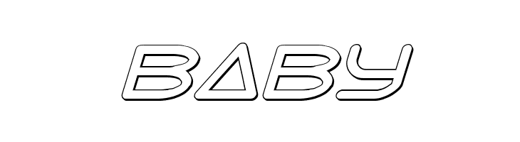 8th Element 3D Italic  Free Fonts Download