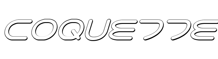 8th Element 3D Italic  Free Fonts Download