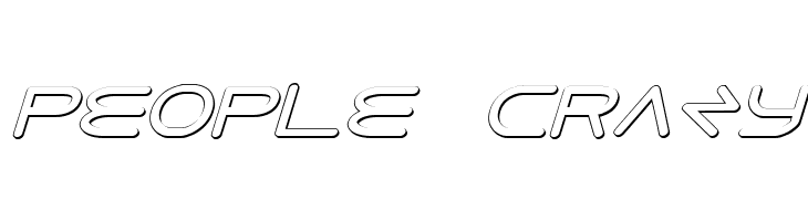 8th Element 3D Italic  Free Fonts Download