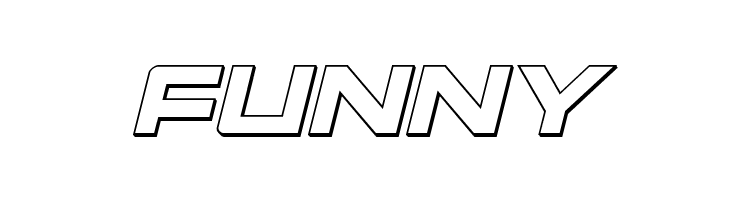 Montroc 3D Italic  Free Fonts Download