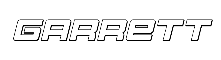 Montroc 3D Italic  Free Fonts Download