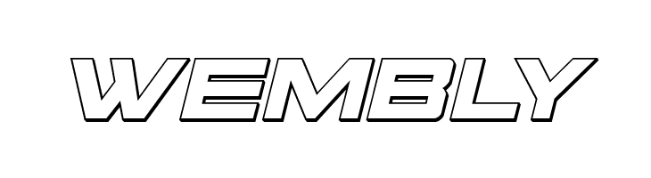 Montroc 3D Italic  Free Fonts Download