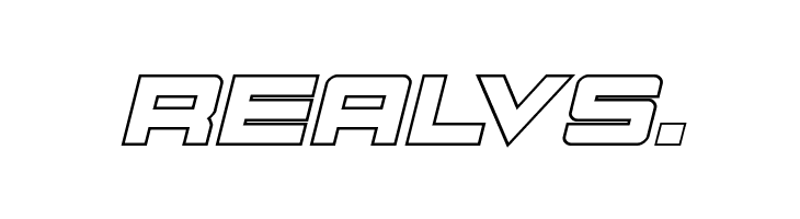 Montroc Outline Italic  Free Fonts Download