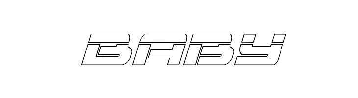 Vorpal Outline Italic  Free Fonts Download