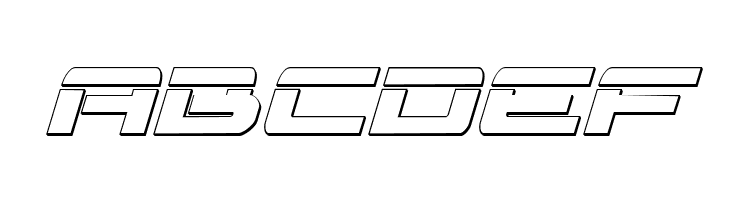 Vorpal 3D Italic  Free Fonts Download