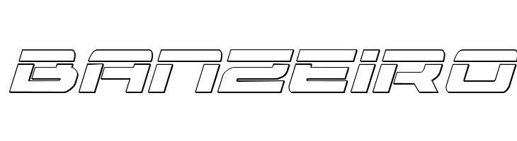 Vorpal 3D Italic  Free Fonts Download