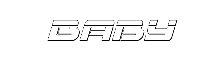 Vorpal 3D Italic  Free Fonts Download