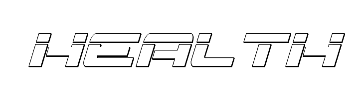 Vorpal 3D Italic  Free Fonts Download