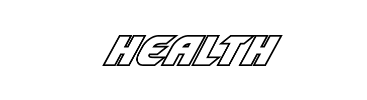 Shining Herald Outline Italic  Free Fonts Download