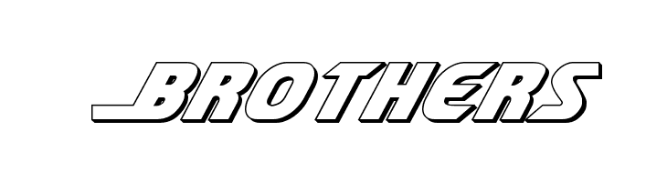 Shining Herald 3D Italic  Free Fonts Download